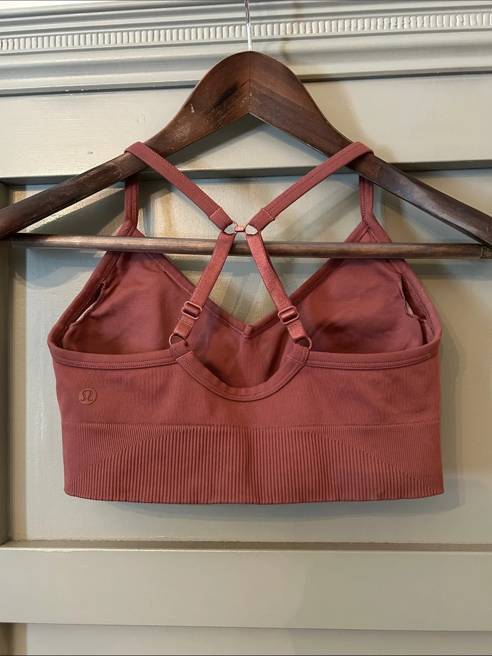 Lululemon Ebb to Street Bra Light Support C/D Cup Ancient Copper Size 4